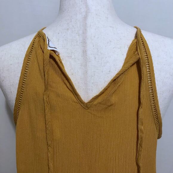 Hippie Rose NWT Gold Tank Top Juniors S - Picture 6 of 9